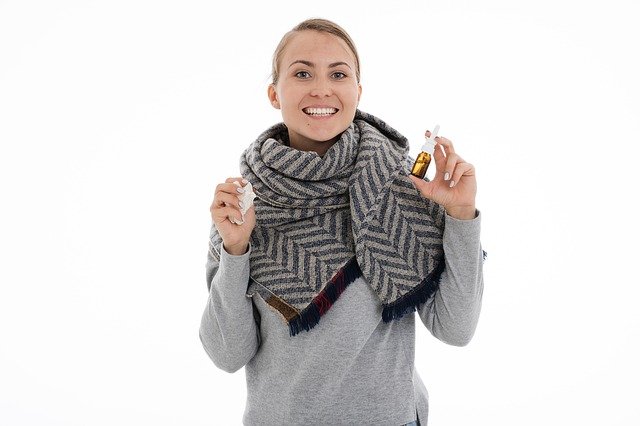 Femme allergique